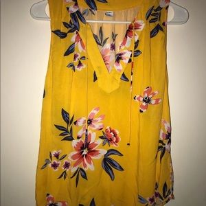 Floral tank top